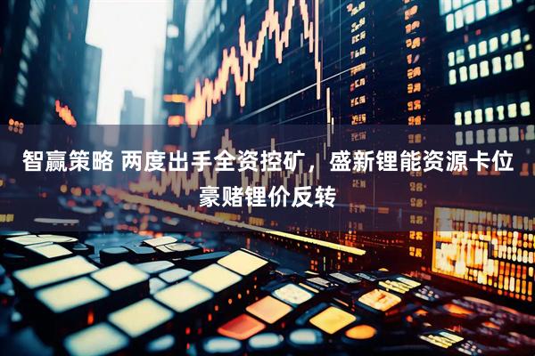 智赢策略 两度出手全资控矿，盛新锂能资源卡位豪赌锂价反转